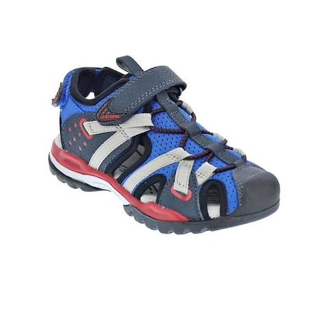 Sandales Enfant Geox - Borealis - Garçon - Scratch - Bleu - Confortable BLEU 3 - vertbaudet enfant 