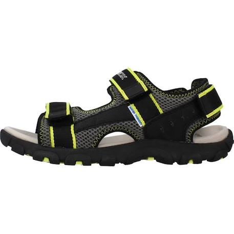 Sandales Enfant Geox Strada - Garçon - Noir - Scratch - Confort exceptionnel NOIR 2 - vertbaudet enfant 