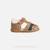 Sandale premiers pas enfant Geox Macchia B254VA - Cuir caramel - Scratch - Confortable MARRON 2 - vertbaudet enfant 