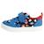 Basket Enfant - CLARKS - City Howdy T - Cuir - Scratch - Bleu Combi BLEU 1 - vertbaudet enfant 