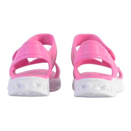 Sandales Skechers Enfant Lumineuses - Marque SKECHERS - Scratch - Rose ROSE 4 - vertbaudet enfant 