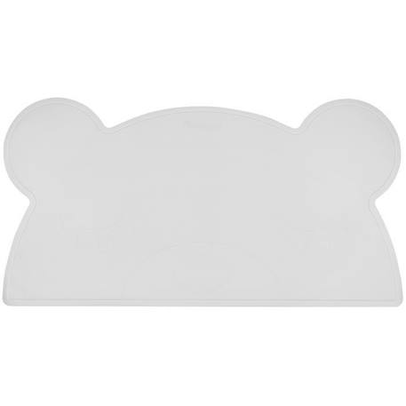 Set de table en silicone en forme d'ours - KINDSGUT - Gris clair - Lavable et antidérapant GRIS 1 - vertbaudet enfant 