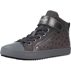 Chaussures-Chaussures fille 23-38-Basket Montante Enfant GEOX Kalispera - Noir - Lacets - Synthétique