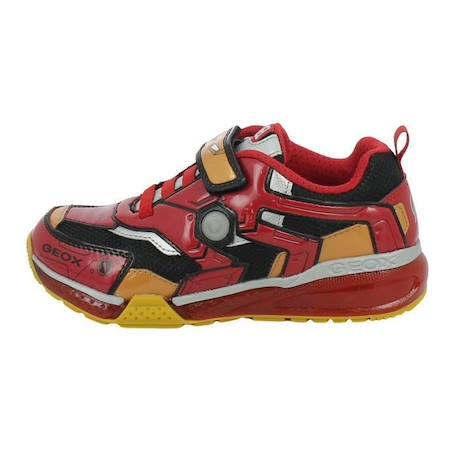 Basket Enfant Geox Bayonic - Rouge - Scratch - Confort Exceptionnel ROUGE 2 - vertbaudet enfant 