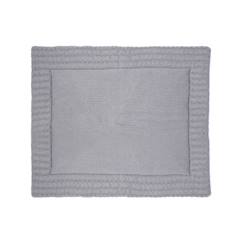 Puériculture-Tapis de parc gris - KINDSGUT - 100% coton - Pour bébé - 130 x 100 x 4 cm