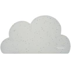 Linge de maison et décoration-Set de table en silicone en forme de nuage - KINDSGUT - Gris clair - Lavable - Antidérapant - Enfant