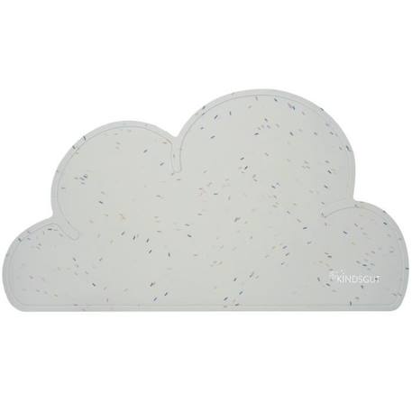 Set de table en silicone en forme de nuage - KINDSGUT - Gris clair - Lavable - Antidérapant - Enfant GRIS 1 - vertbaudet enfant 