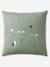 Parure housse de couette enfant et taie d'oreiller avec coton recyclé NOMAD vert imprimé 4 - vertbaudet enfant 