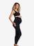 Legging de grossesse soutien ventral et dorsal intégré noir 1 - vertbaudet enfant 