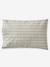 Parure housse de couette enfant et taie d'oreiller avec coton recyclé NOMAD vert imprimé 7 - vertbaudet enfant 