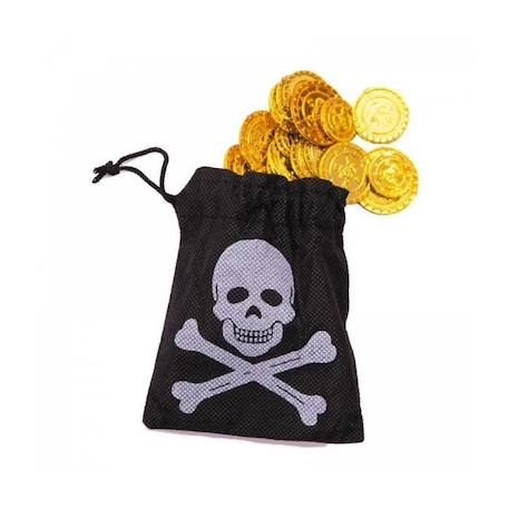 Bourse pirate 50 pieces d or NOIR 1 - vertbaudet enfant 