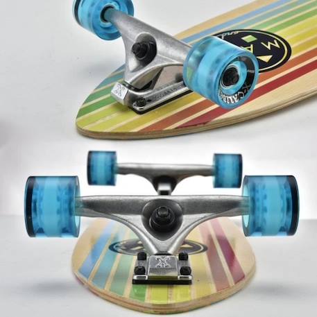 Skateboard - Maui & Sons - Cruiser 30' - Jaune - Mixte - 16 ans+ JAUNE 2 - vertbaudet enfant 