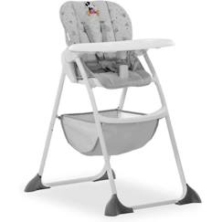 Puériculture-Hauck - Chaise Haute Sit N Fold Mickey Mouse Gris