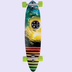 Jouet-Jeux de plein air-Skateboard-Longboard Pintail - Maui & Sons - 39 pouces - Jaune - Pour Skate park et Urbain