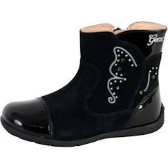 Chaussures-Bottes Enfant - Geox - B Kaytan - Fermeture à zip - Confort exceptionnel - Noir