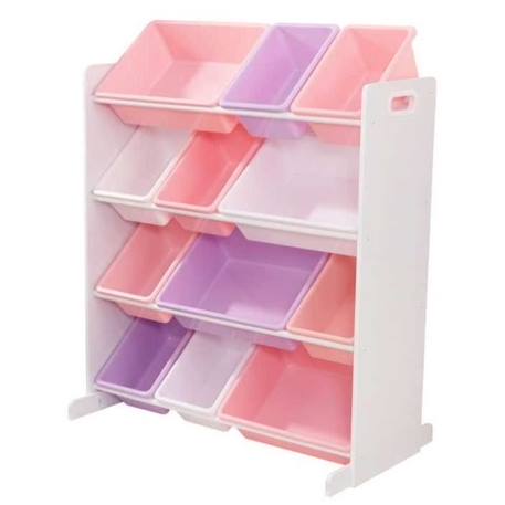 KIDKRAFT - Meuble de rangement enfant avec casiers - pastel BLANC 1 - vertbaudet enfant 