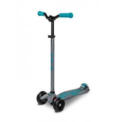 -Trottinette 3 roues Enfant - Maxi Deluxe Pro Bleu/Gris - MICRO - Loisir - Silicone