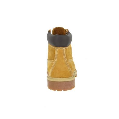 Boots enfant TIMBERLAND 6in Premium en cuir velours - Ocre - Lacets JAUNE 2 - vertbaudet enfant 