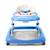 Trotteur Baby Stars - Bleu - ASALVO - Réglable en 3 hauteurs - Roues pivotantes - Plateau d'activités BLANC 1 - vertbaudet enfant 