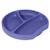 Assiette ventouse en silicone avec compartiment - violet VIOLET 3 - vertbaudet enfant 