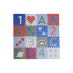 Jouet-Tapis de jeu puzzle - Kindsgut - 120x120 cm - Vert - Mixte - Pour bébé - Intérieur