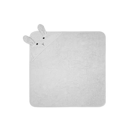 Cape de bain lapin en coton - KINDSGUT - Mixte - Gris - 76 x 76 x 0,5 cm GRIS 1 - vertbaudet enfant 