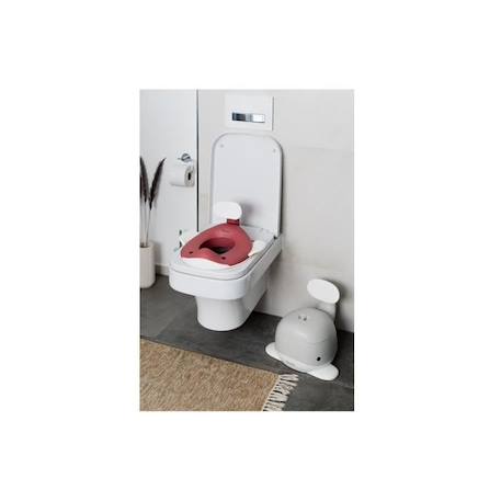 Réducteur de toilette baleine pour enfants - Rose foncé - KINDSGUT - Mixte - Plastique ROSE 2 - vertbaudet enfant 