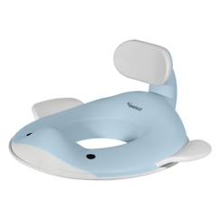 Puériculture-Réducteur de toilette baleine pour enfants - bleu clair