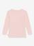 T-shirt manches longues en laine et coton PETIT BATEAU rose 2 - vertbaudet enfant 