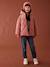 Doudoune fille à capuche doublée sherpa blush+marine+vert 3 - vertbaudet enfant 