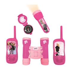 Jouet-Multimédia-Kit d'aventurier Barbie - Talkie-Walkies portée 120m, jumelles et boussole