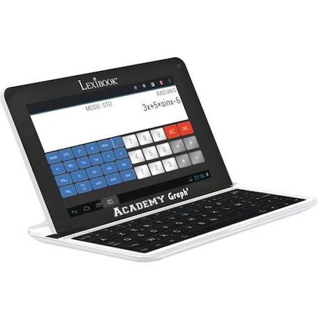 Calculatrice Android avec clavier LEXIBOOK Academy 7 - MFGC177FR - Mixte - Wi-Fi NOIR 1 - vertbaudet enfant 