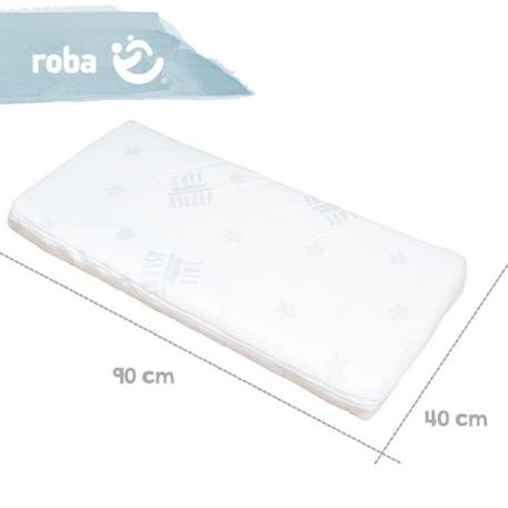 ROBA Matelas Berceau Climatisé 'safe asleep®' AIR BALANCE PLUS - 40x90x5 -5 cm BLANC 2 - vertbaudet enfant 