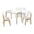 Chaise pour enfant - ROBA - Bois laqué blanc - Hauteur d'assise 31.5 cm - Design moderne et incurvé BLANC 2 - vertbaudet enfant 