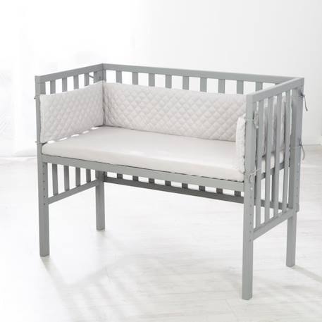 Berceau Cododo Réglable roba Style - ROBA - Taupe - Matelas PU - Tour de lit et Barrière GRIS 3 - vertbaudet enfant 