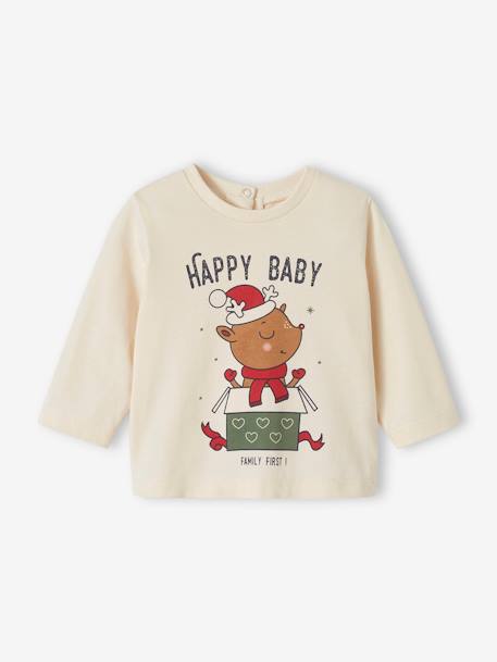 Pyjama bébé spécial Noël capsule famille écru 3 - vertbaudet enfant 