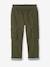 Pantalon battle doublé garçon facile à enfiler bleu nuit+kaki 8 - vertbaudet enfant 