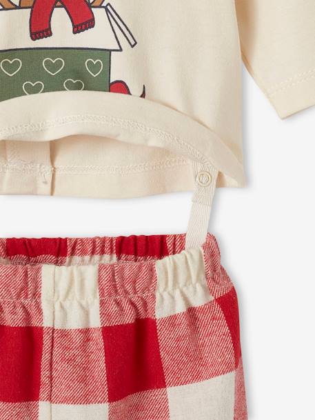 Pyjama bébé spécial Noël capsule famille écru 7 - vertbaudet enfant 