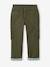 Pantalon battle doublé garçon facile à enfiler bleu nuit+kaki 10 - vertbaudet enfant 