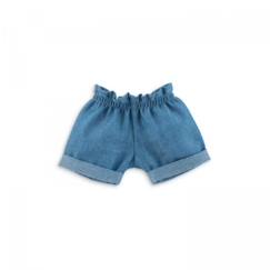 -Short en jeans pour poupée Ma Corolle - Marque COROLLE - Couleur Bleu et Blanc - Pour enfant à partir de 3 ans