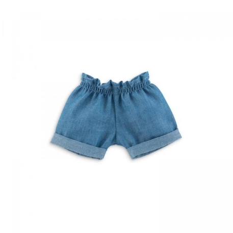 Short en jeans pour poupée Ma Corolle - Marque COROLLE - Couleur Bleu et Blanc - Pour enfant à partir de 3 ans BLEU 1 - vertbaudet enfant 