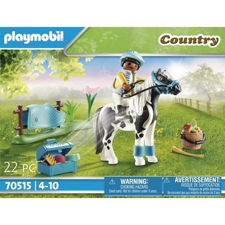PLAYMOBIL - 70515 - Cavalier et poney Lewitzer - Accessoires inclus BLEU 3 - vertbaudet enfant 