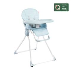 -Badabulle Chaise haute pour bébé ultra compacte et légère - Dossier et tablette ajustables, Dès 6 mois