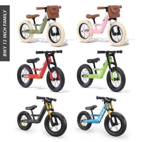Vélo d'équilibre pour enfant - BERG Biky Retro Rose - Léger et confortable ROSE 4 - vertbaudet enfant 