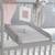 ROBA Lit Bébé Cabane 60x120 cm + Plan et Matelas à langer - Convertible en Lit Cododo - Hauteur Réglable - Bois Laqué Gris GRIS 4 - vertbaudet enfant 