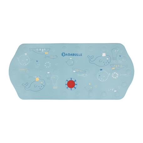 Badabulle Tapis de bain XXL antidérapant avec témoin de température, 91 cm de long BLEU 1 - vertbaudet enfant 