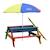 Axi - Table de pique-nique à sable et eau et parasol Nick Arc-en-ciel BLEU 2 - vertbaudet enfant 