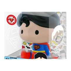 Linge de maison et décoration-Décoration-DC COMICS - Mini-Tirelire - Chibi Superman - 13cm