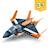 LEGO® Creator 31126 L’Avion Supersonique, Jouet 3 en 1 Hélicoptère Bateau Avion BLEU 2 - vertbaudet enfant 