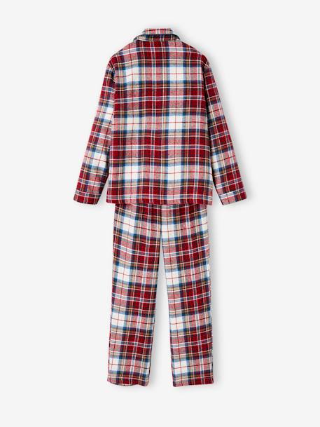 Pyjama enfant en flanelle collection capsule 'Happy Family' carreaux rouge 6 - vertbaudet enfant 